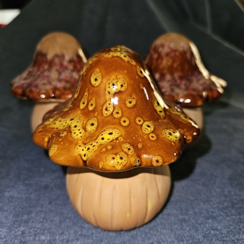 Ceramic Mushroom Decor